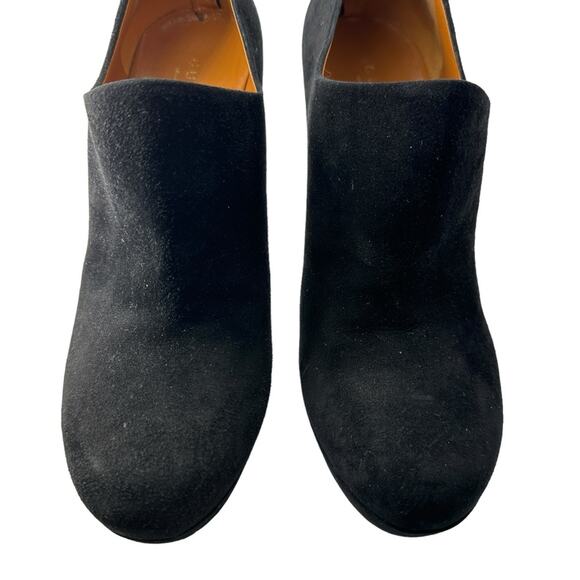 Gucci Betty Black Suede Bamboo Tassel Platform Ankle Booties Sz 37.5 - Picture 2 of 13